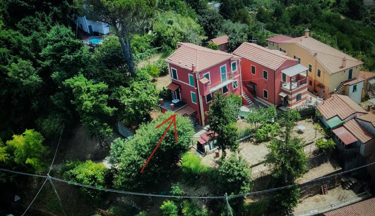 La Casa Rossa Arcola Con Vista 빌라 외부 사진