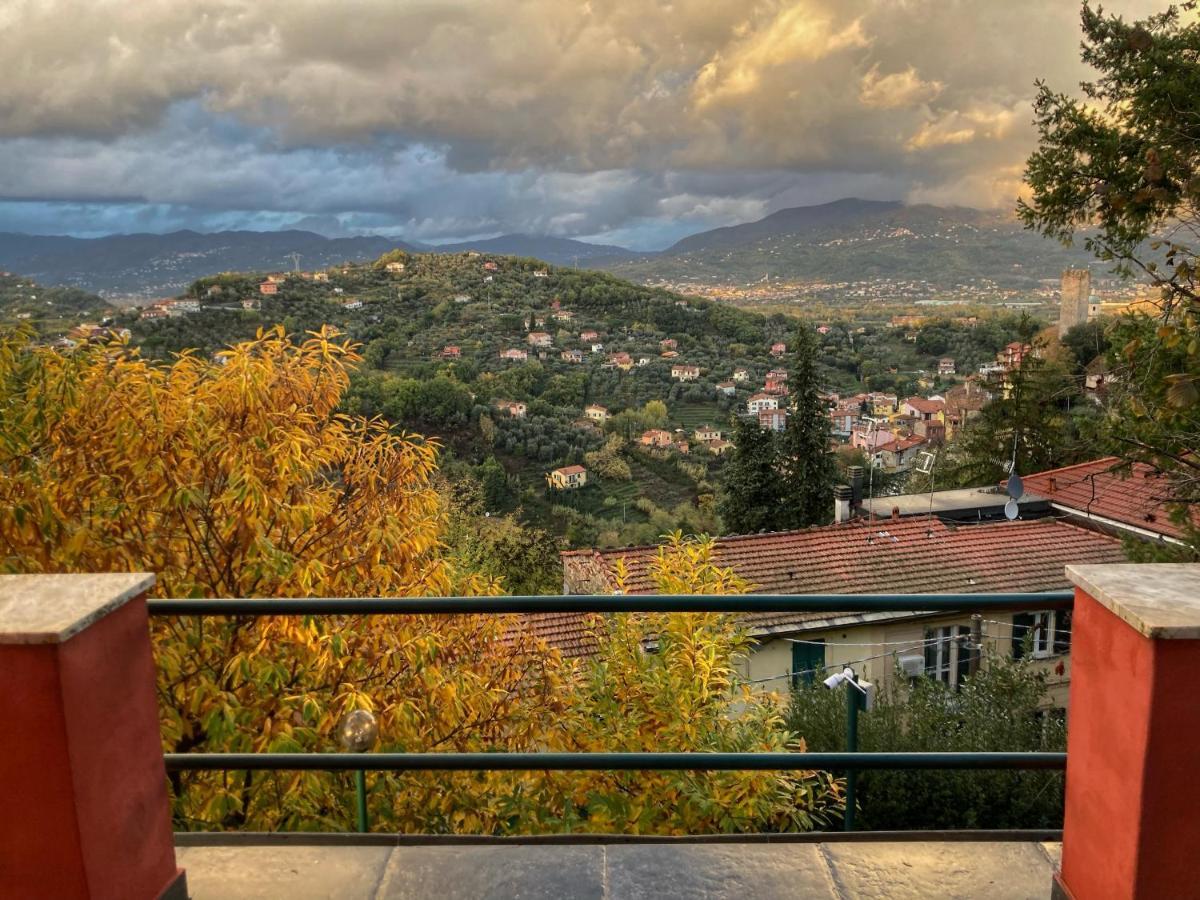 La Casa Rossa Arcola Con Vista 빌라 외부 사진