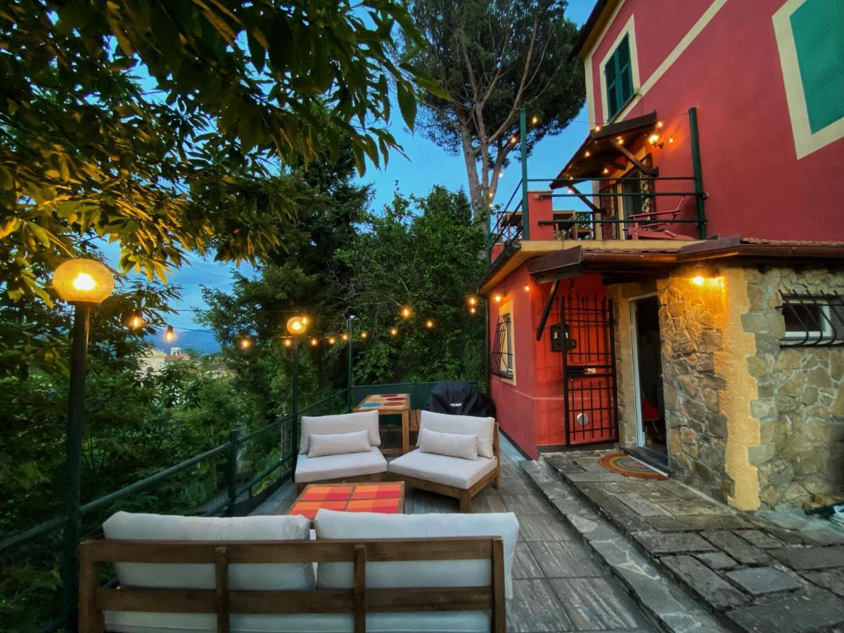 La Casa Rossa Arcola Con Vista 빌라 외부 사진
